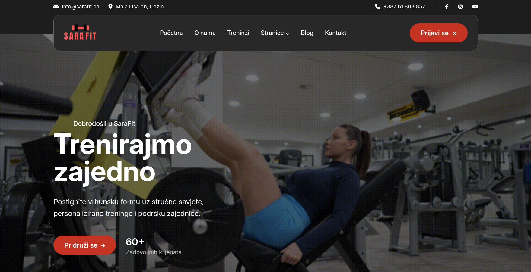 Sara-Fit Online Platforma